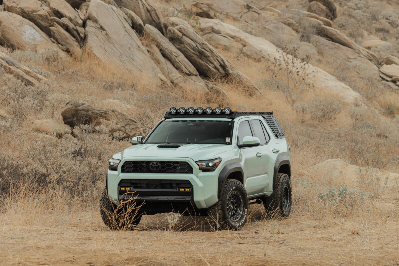 Toyota 4Runner Exterior Window Molle - Driver Side - DV8 Offroad - For DV8 Roof Rack - Black Powder Coated - `25-`26